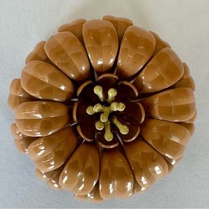 Enamel 1970’s Flower Brooch